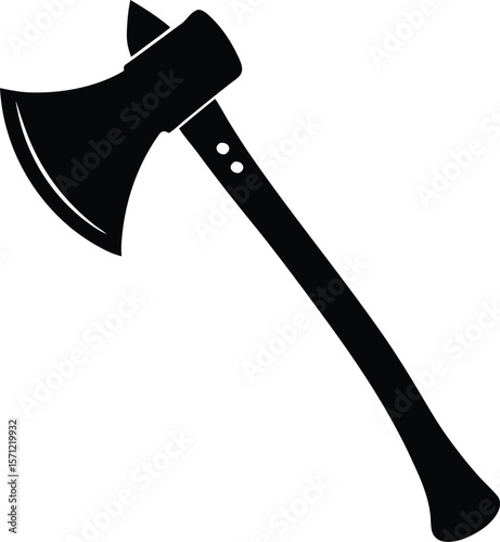 axe head on white background.eps