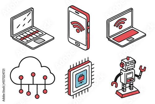 set of icons for web