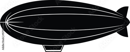 blimp on white background.eps