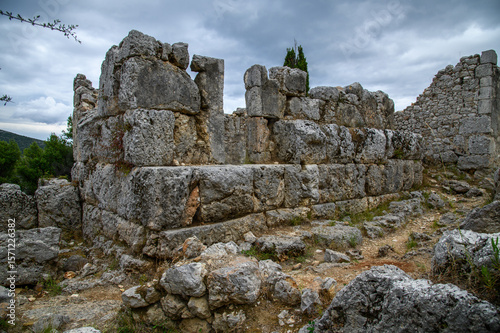 Ruins of Odysseus’ Palace on Ithaca, Greece – Agios Athanasios / School of Homer