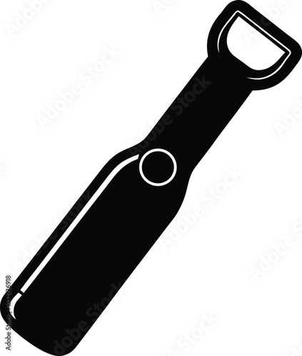 bottle opener on white background.eps
