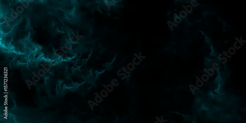 Black and teal pastel smoke abstract beautiful Background. Watercolor 5ea green grunge abstract painting stylist charming modern texture. Seamless Blue deep sea grunge texture vintage background.