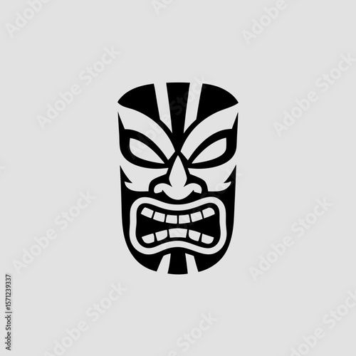 Polynesian Tiki Mask Carving