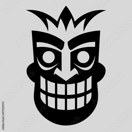 Polynesian Tiki Mask Carving