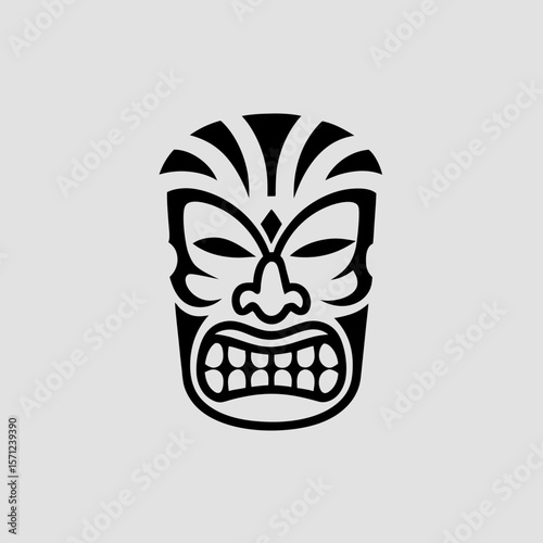Polynesian Tiki Mask Carving