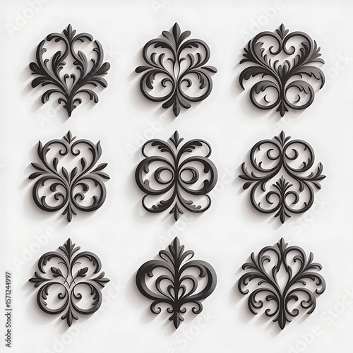 black and white seamless pattern