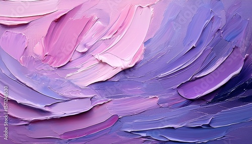 lavender and pink oil painting brush strokes creating textured background