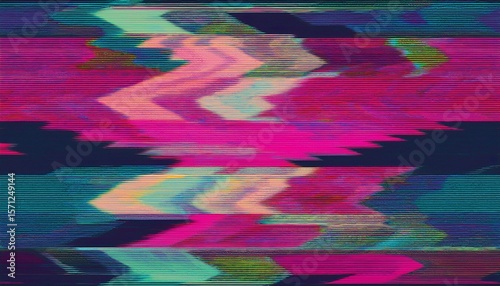 nostalgic digital glitch retro vhs aesthetic meets modern design vintage technology failure visual for creative media productions