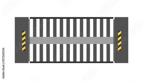 Zebra crossing pedestrian crosswalk safety zone road marking street crossing for pedestrians and vehicles safety