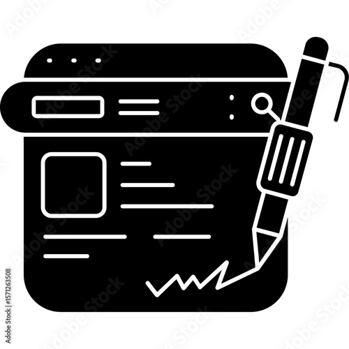 Digital signature Icon