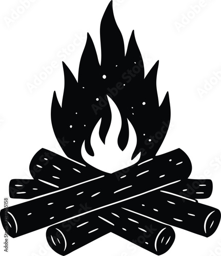 kindling on white background.eps