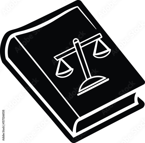 law book on white background.eps