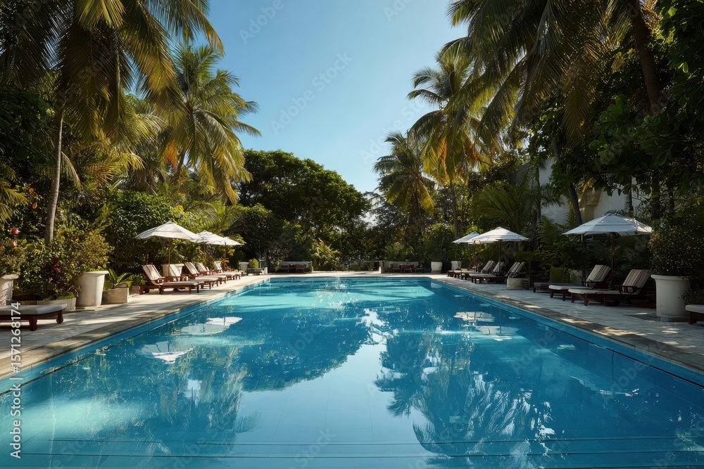 Fototapeta premium Open air pool