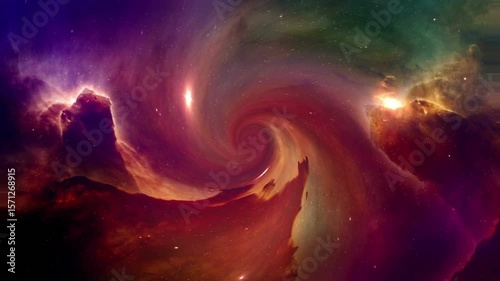 Futuristic Background Video Loops, Abstract Motion Graphics with Neon Glow, Gradient Waves, and Dynamic Effects

