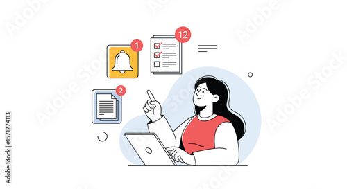 Digital notification management for enhanced productivity and workflow optimization strategies