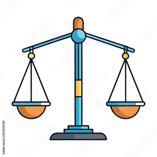 Set of Scales Icons – Flat Vector Collection of Balance and Weighing Scales