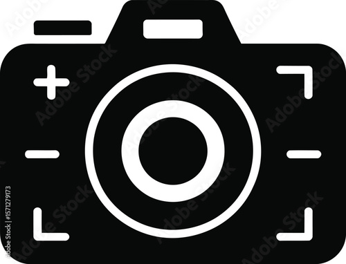 Simple Black Camera Icon