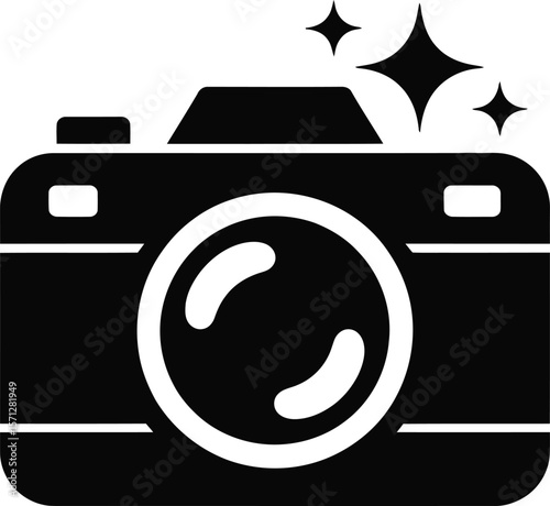 camera, icon, photography, photo, image, lens, black, white, graphic, vector, illustration, symbol, design, art, digital, modern, technology, equipment, capture, record, creative, media, studio, profe