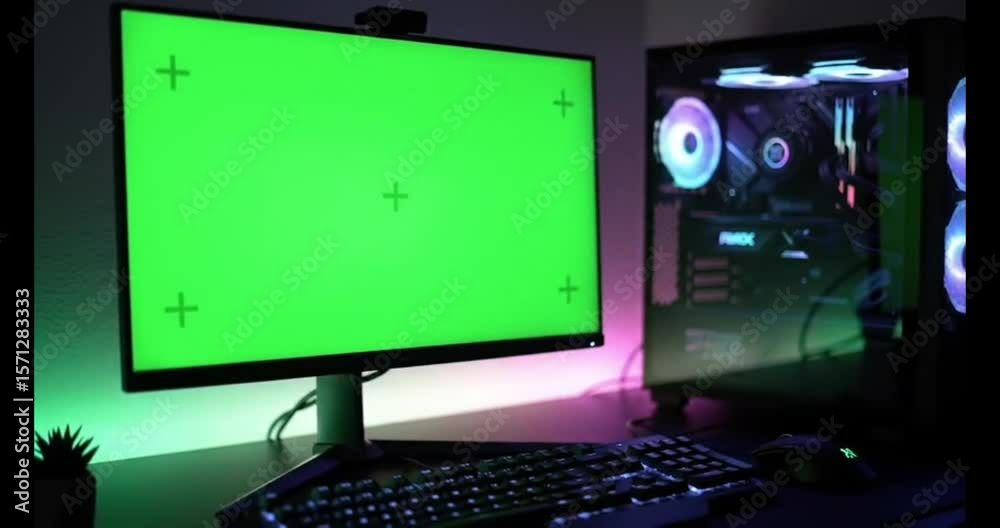 green screen background on PC