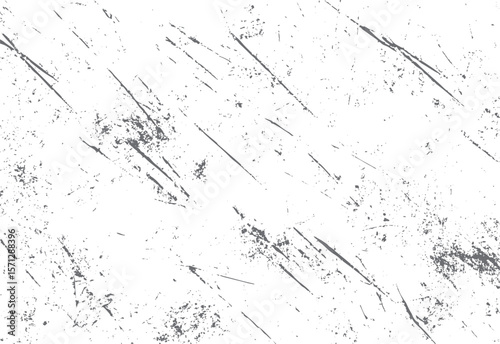Diagonal scratched texture with grunge speckles. Abstract rough surface background overlay. Ideal for poster design and retro visuals.