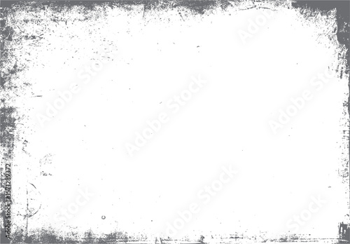 Dirty edge frame grunge texture background. Faded border look with rustic details. Ideal for old-school, retro style visuals.