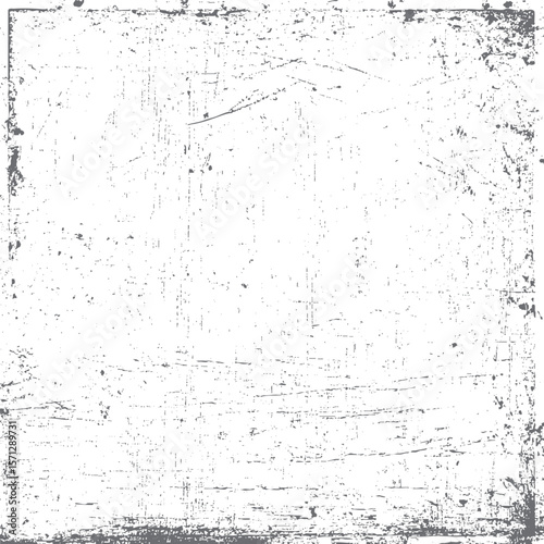 Retro grunge box frame texture design. Worn edges and scratched diagonal style. Ideal for overlays, prints and vintage artwork.