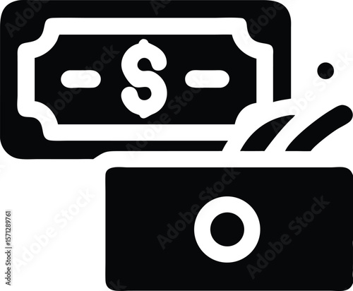 Money cash icon