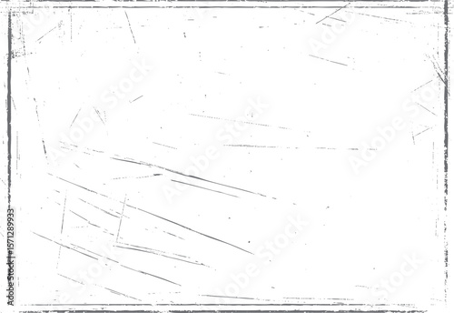 Distressed frame texture with light scratches. Grunge surface for subtle aged design. Perfect for posters, layouts and print art.