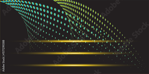  techno  lines shape design element flyer, card, or brochure on k transparent background. Vector illustration of burning hot particles, coal ash flying  lines .
