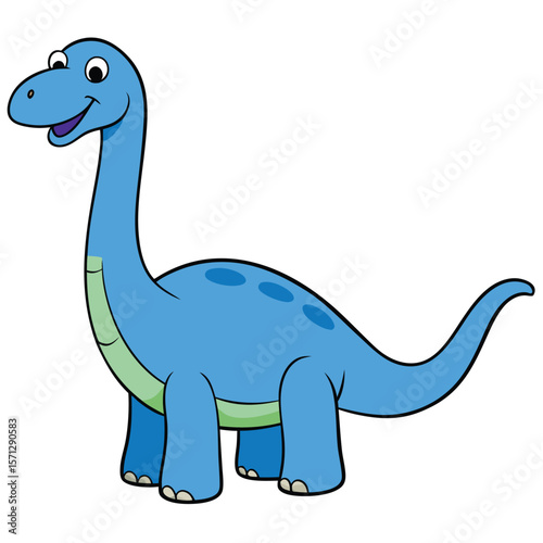 Apatosaurus, a long-necked dinosaur from the Jurassic period