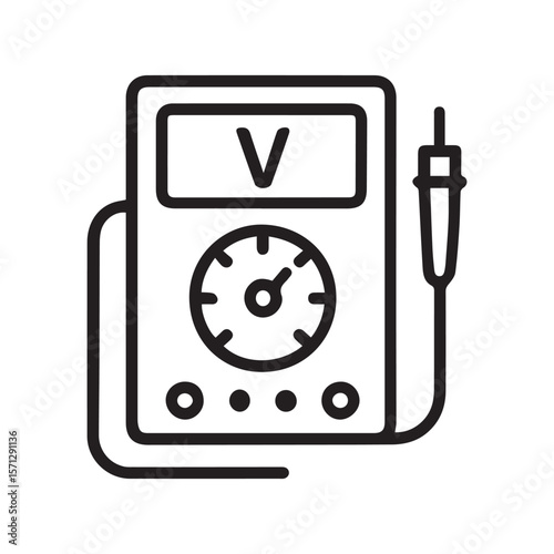 Multimeter Device Illustration