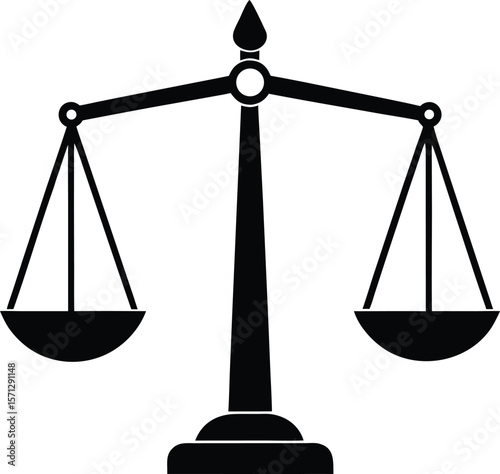 scales of justice on white background.eps