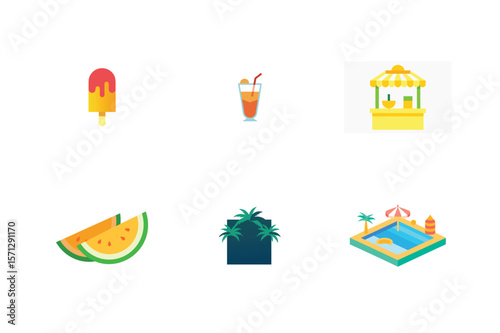set of vector icons