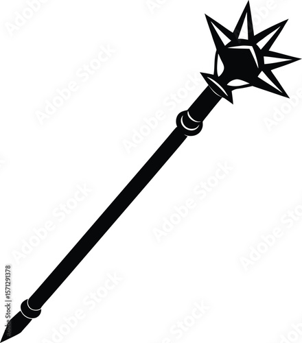 scepter on white background.eps