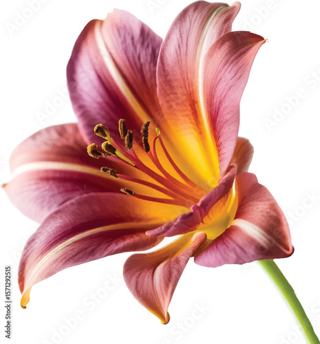 pink lily flower