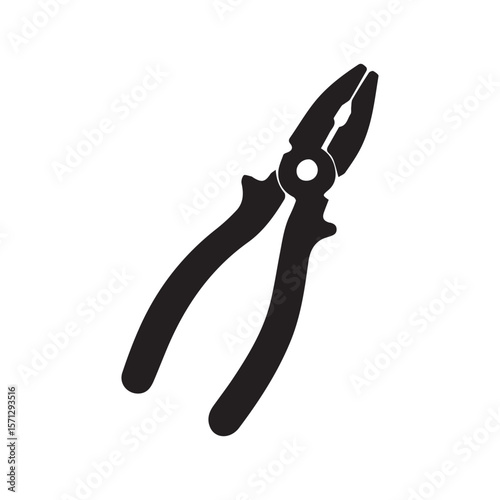 Hand Tool Pliers Vector Illustration