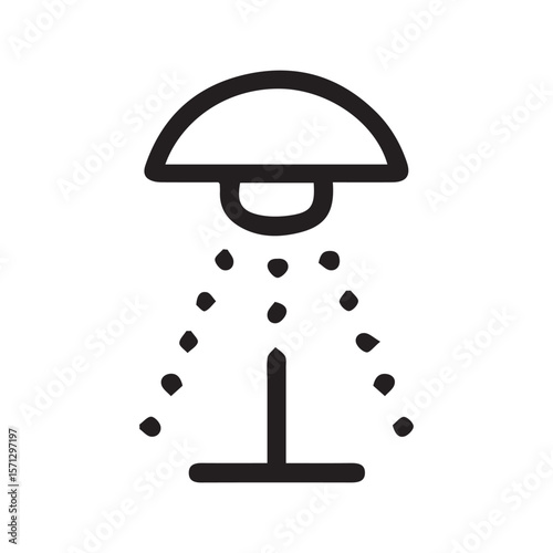 Irrigation Sprinkler Vector Illustration