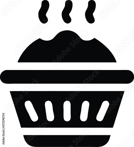 Steaming dish icon