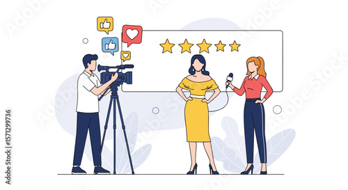 Creating engaging online video content for audience interaction and positive feedback amplification