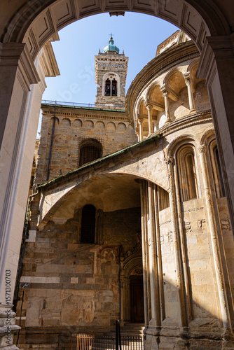 Cappella Colleoni viewed from Duomo di Bergamo in Bergamo Alta