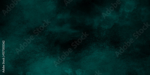 Abstract smoke texture background. Powder explosion on background. Dark Green fog isolated on black background. Fume overlay design.
