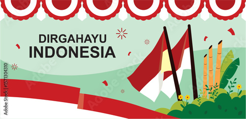 vector dirgahayu indonesia.eps