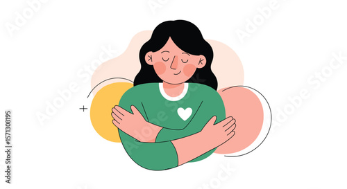 Embrace yourself with compassion and kindness learn to love yourself for who you are