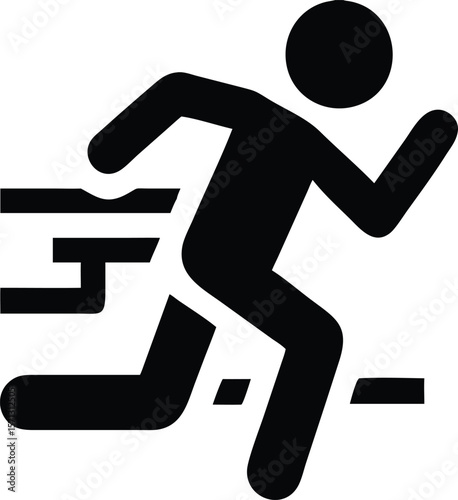 Running man icon