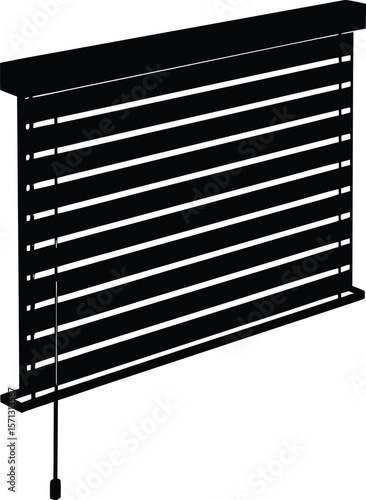 window blind slat on white background (1).eps