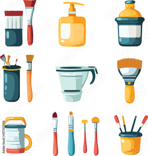 set of kitchen tools