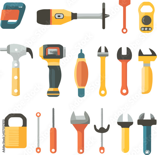 set of different tools
