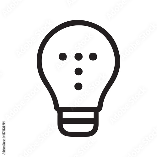 Electric Light Bulb Vector