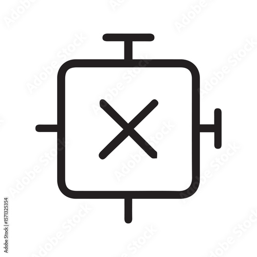 Junction Box Vector Icon