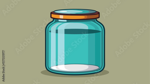 Bottle of medicine and glass jar with blank and labeled stickers isolated on white background